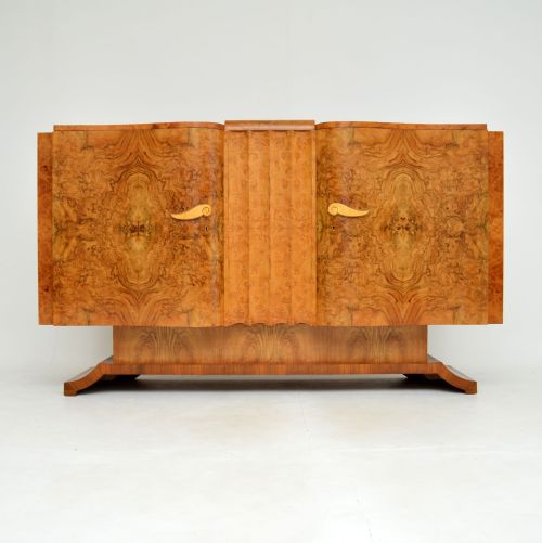 1930'S Art Deco Burr Walnut Sideboard by Hille