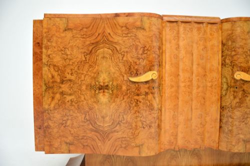 fig 2. 1930's Art Deco Burr Walnut Sideboard by Hille