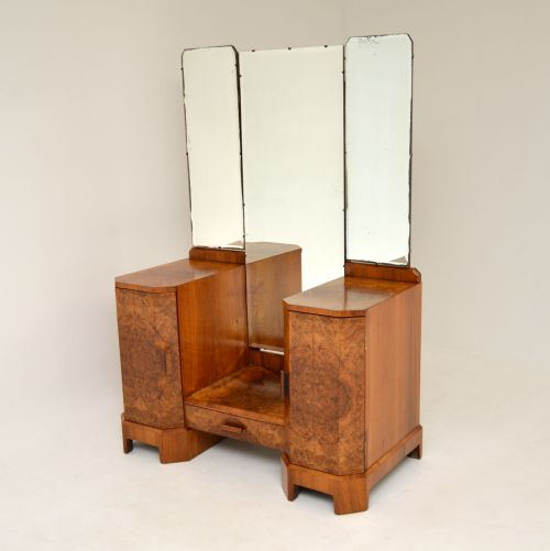 fig 1. Art Deco 1920's Burr Walnut Dressing Table