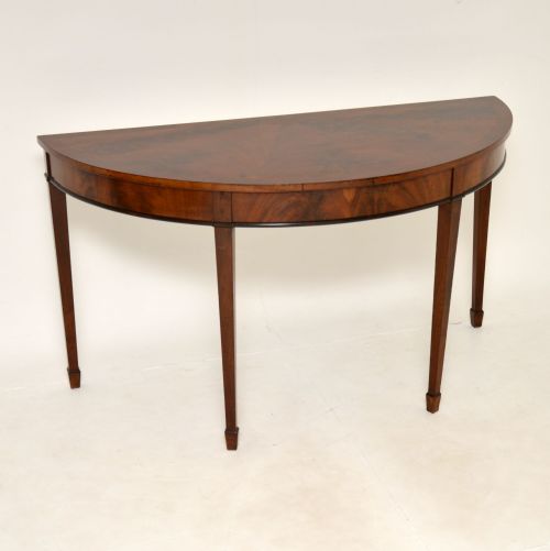 fig 1. Antique Georgian Period Mahogany Console Table