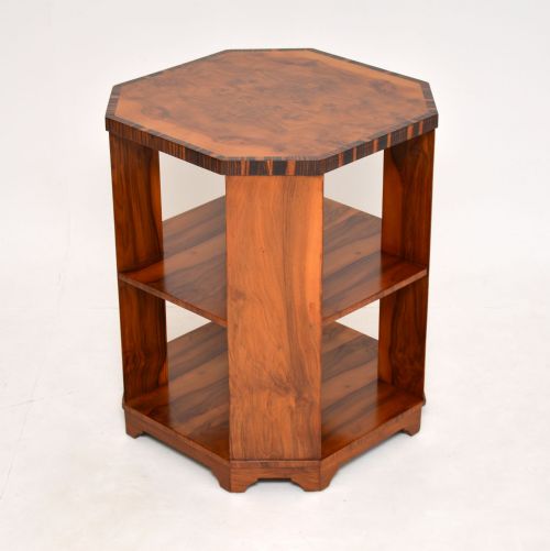 1930'S Art Deco Burr Walnut Occasional Table