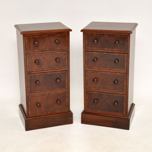 Pair of Antique Victorian Reconstructed Bedside Chests
