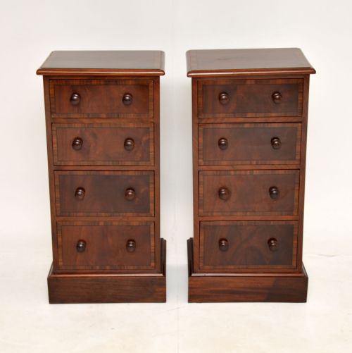 fig 1. Pair of Antique Victorian Reconstructed Bedside Chests