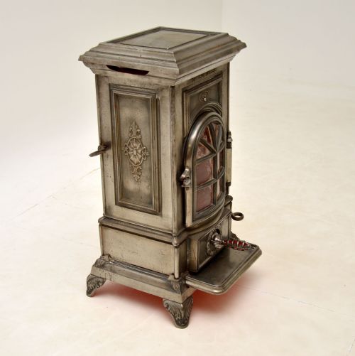 fig 1. Antique Cast Iron Wood Burner Stove No 1 Bontesse