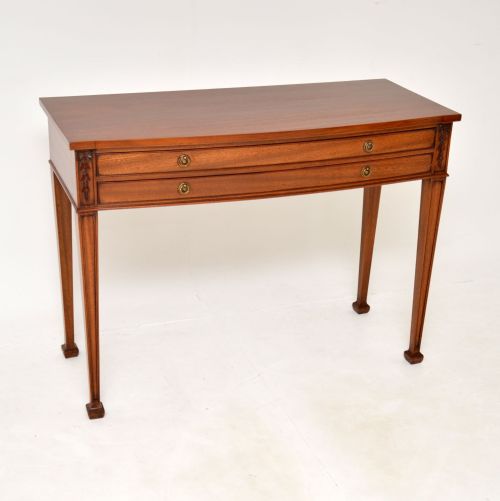 Antique Mahogany Console Side Table