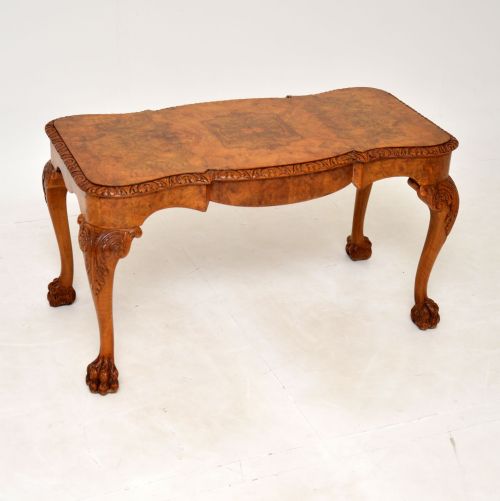 Antique Burr Walnut Coffee Table