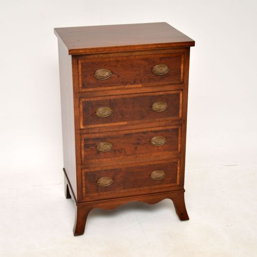Antique Edwardian Inlaid Mahogany Chest of Drawers