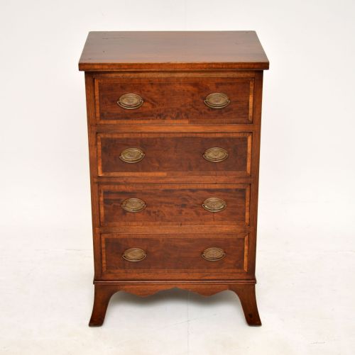 fig 1. Antique Edwardian Inlaid Mahogany Chest of Drawers