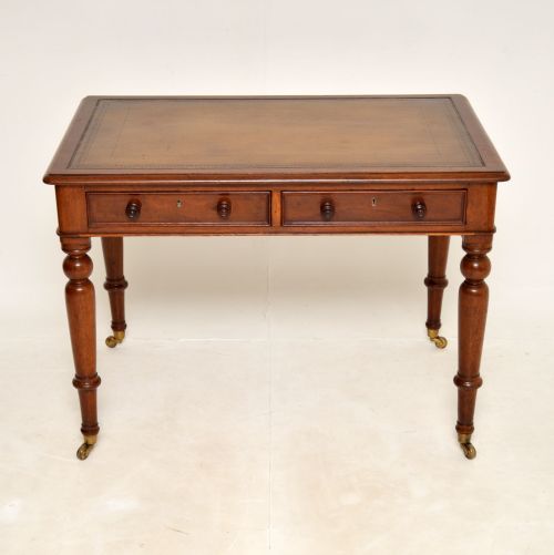 fig 1. Antique Victorian Mahogany Writing Table