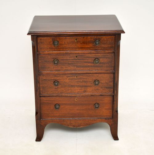 fig 1. Antique Edwardian Mahogany Chest of Drawers