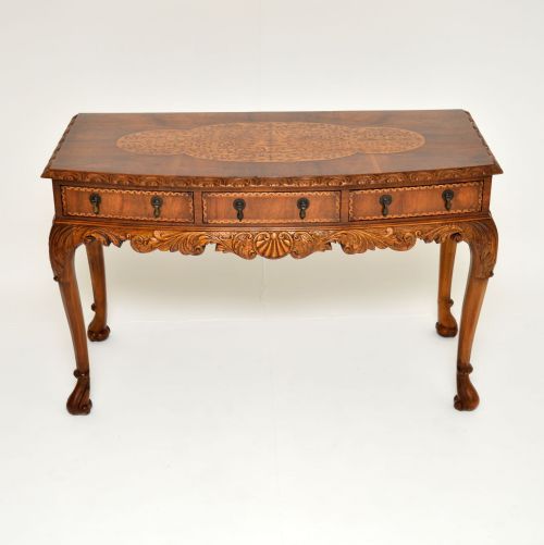 fig 1. Antique Inlaid Marquetry Console Table