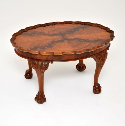 
Antique Chippendale Style Pie Crust Mahogany Coffee Table
