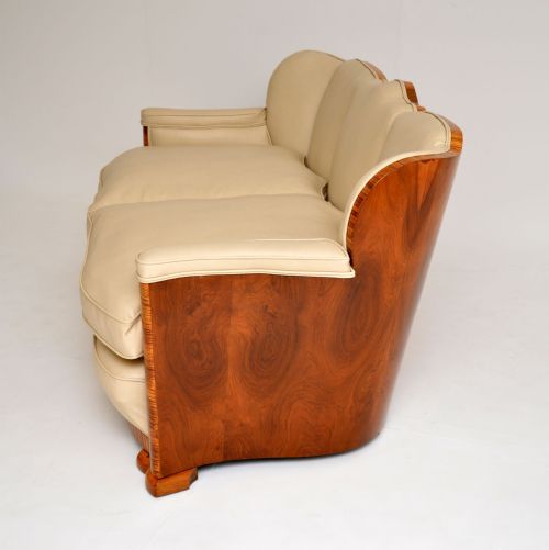 fig 2. 1930's Art Deco Cloud Back Three Piece Armchairs & Sofa by Epstein