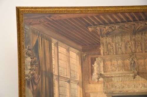 fig 2. Large Antique Watercolour Painting by W.H Romaine-Walker