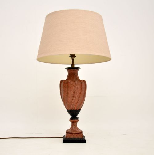 fig 1. Antique Marble Table Lamp