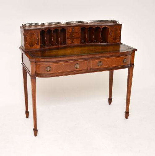 Antique Mahogany Bonheur Du Jour Desk
