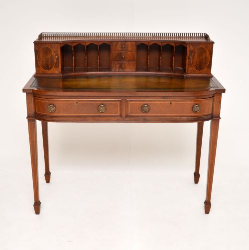 fig 1. Antique Mahogany Bonheur Du Jour Desk
