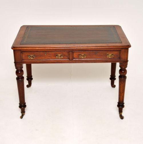 fig 1. Antique Victorian Mahogany Writing Table 