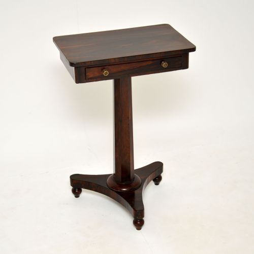 fig 1. Antique William IV Rosewood Occasional Side Table