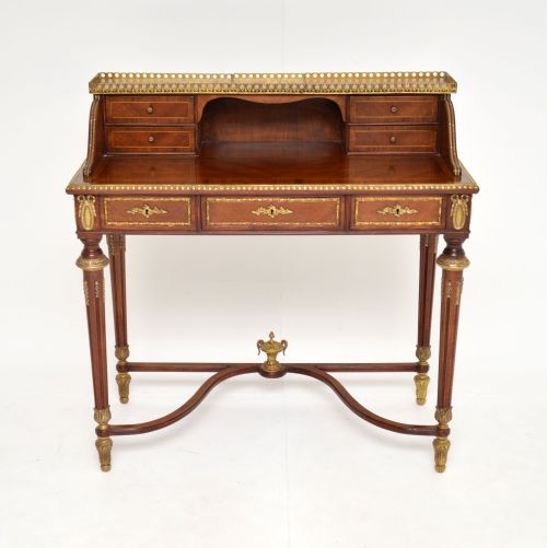 fig 1. Antique French Ormolu Mounted Secretaire Desk
