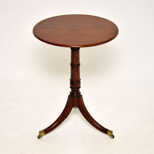 Antique Regency Mahogany Occasional Side Table