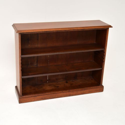 Antique Georgian Mahogany Open Bookcase