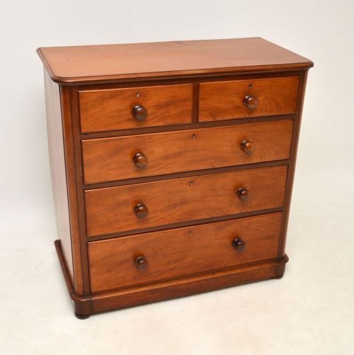 Antique Victorian Mahogany Chest of Drawers
