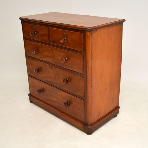 fig 2. Antique Victorian Mahogany Chest of Drawers