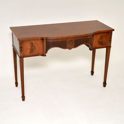 fig 1. Antique Inlaid Mahogany Server Table