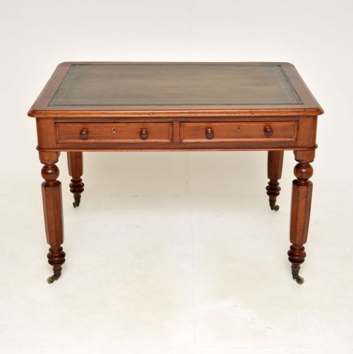 fig 1. Antique William IV Mahogany Writing Table