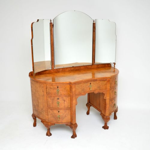 Antique Burr Walnut Dressing Table
