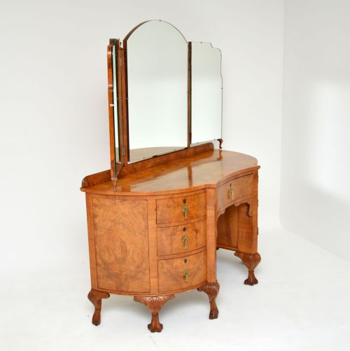 fig 1. Antique Burr Walnut Dressing Table