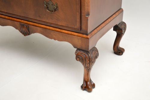 fig 1. Antique Figured Walnut Chest of Drawers