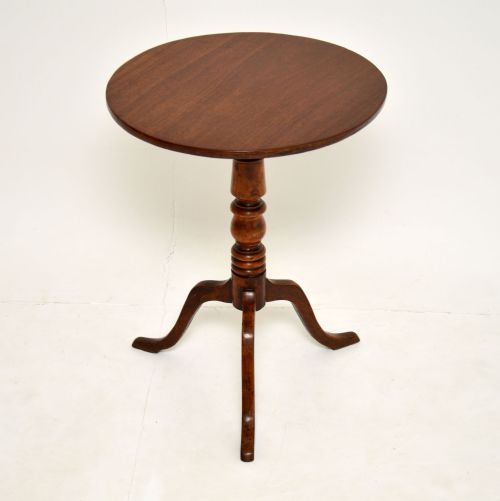 Antique Georgian Mahogany Tilt Top Tripod Table