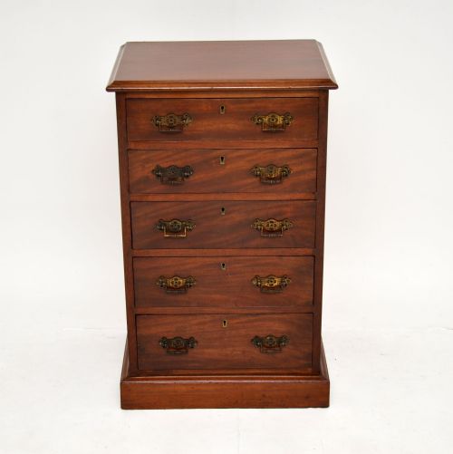 fig 1. Antique Victorian Mahogany Chest of Drawers