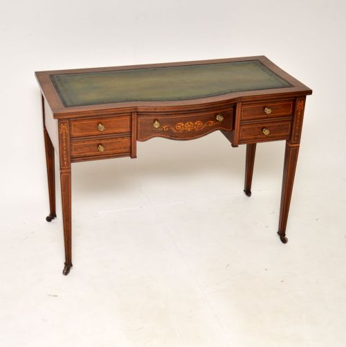 Antique Edwardian Inlaid Rosewood Writing Desk
