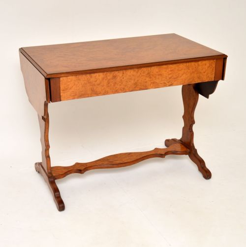 Antique Burr Walnut Sofa Table
