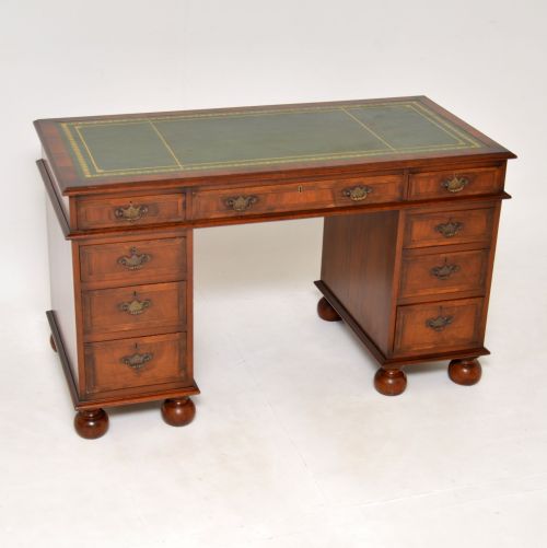 fig 2. Antique William & Mary Revival Desk in Walnut