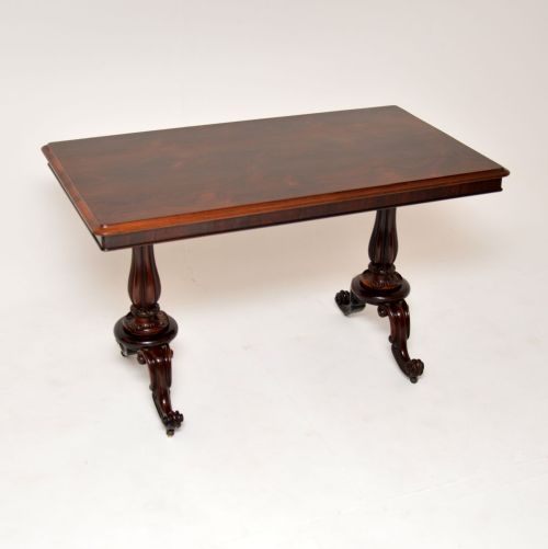 Antique William IV Rosewood Library Writing Desk