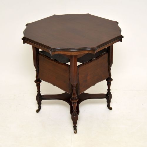 fig 1. Antique Victorian Mahogany Occasional Table