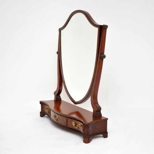 fig 1. Antique Georgian Mahogany Dressing Mirror