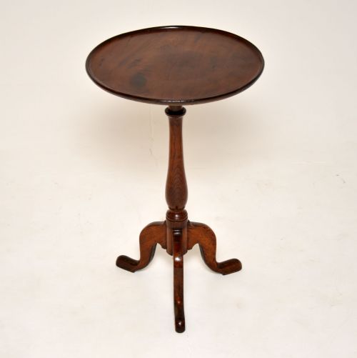 fig 1. Antique Georgian Mahogany Occasional Side Table
