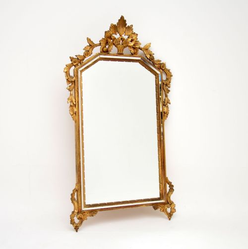Antique French Gilt Wood Mirror