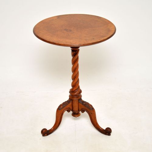 Antique Victorian Burr Walnut Occasional Table
