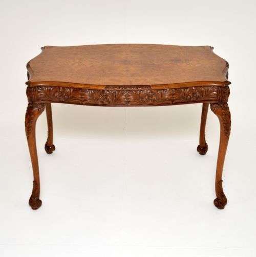 fig 1. Antique Burr Walnut Occasional Table