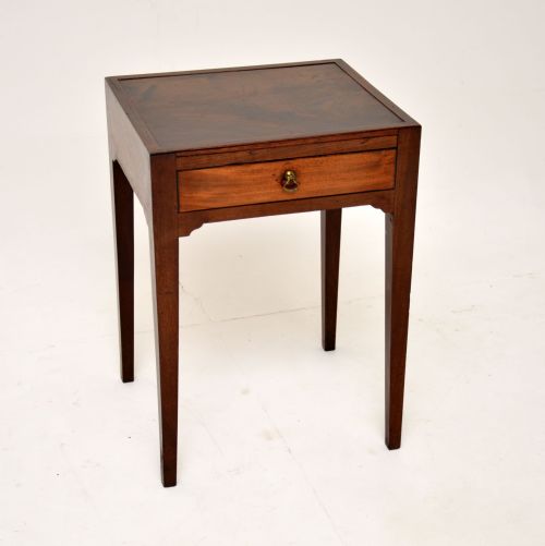 Antique Georgian Period Mahogany Side Table