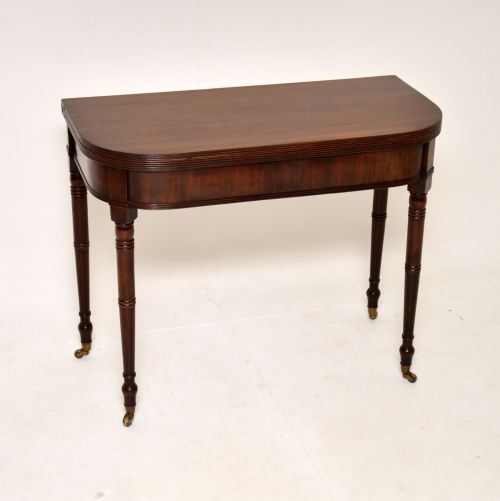 Antique Georgian Mahogany Console / Tea Table
