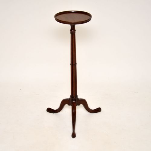 Antique Regency Mahogany Side / Torchere Table