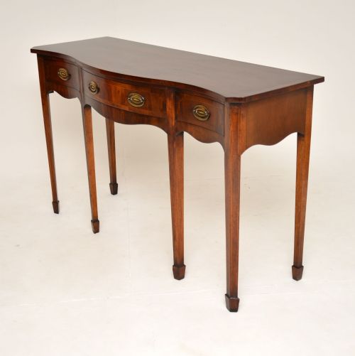 fig 1. Antique Edwardian Inlaid Mahogany Console Table
