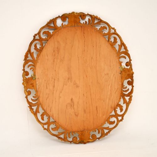 fig 1. Antique French Carved Gilt Wood Mirror